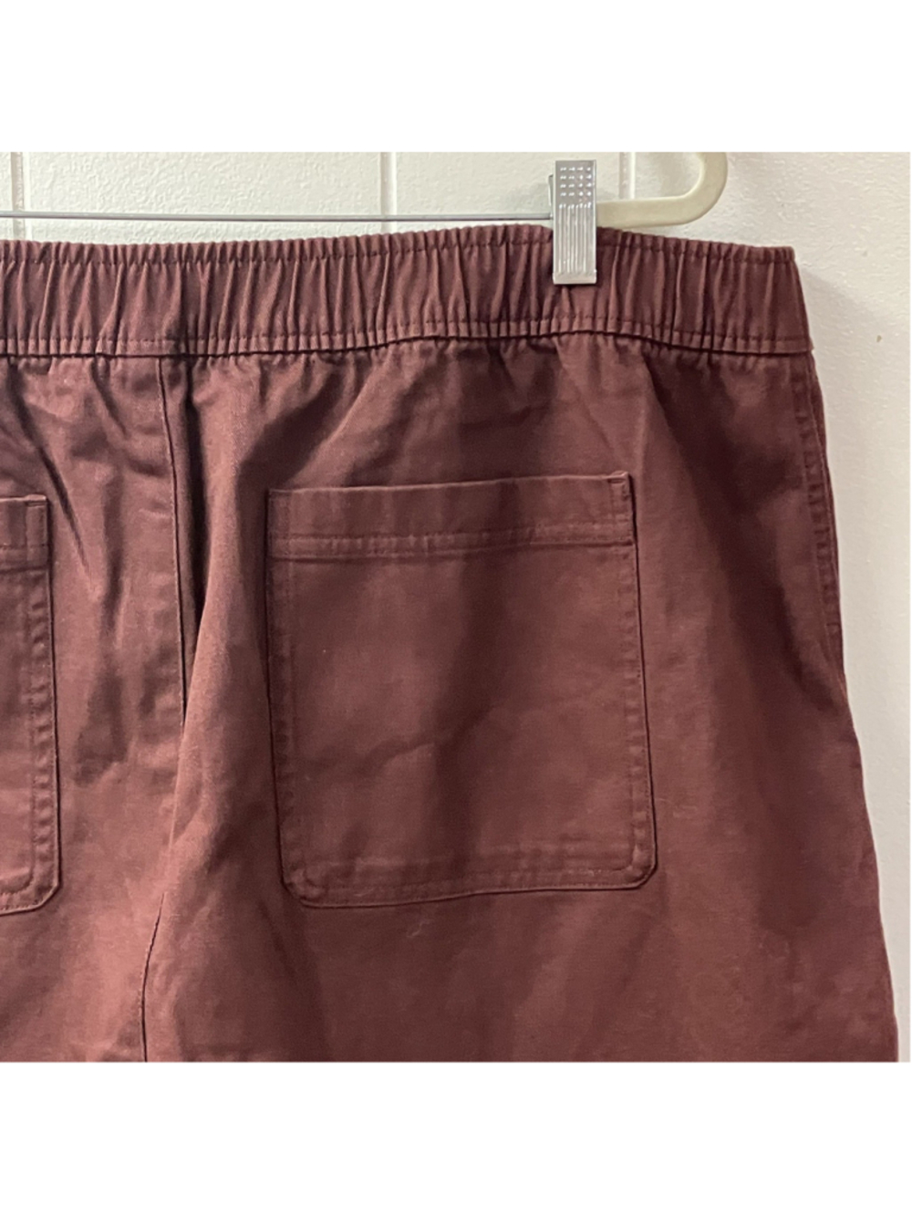 NWT Casual Fall Comfort Old Navy High-Rise Barrel Pull-on Pants XXL Burgundy - Picture 6 of 9
